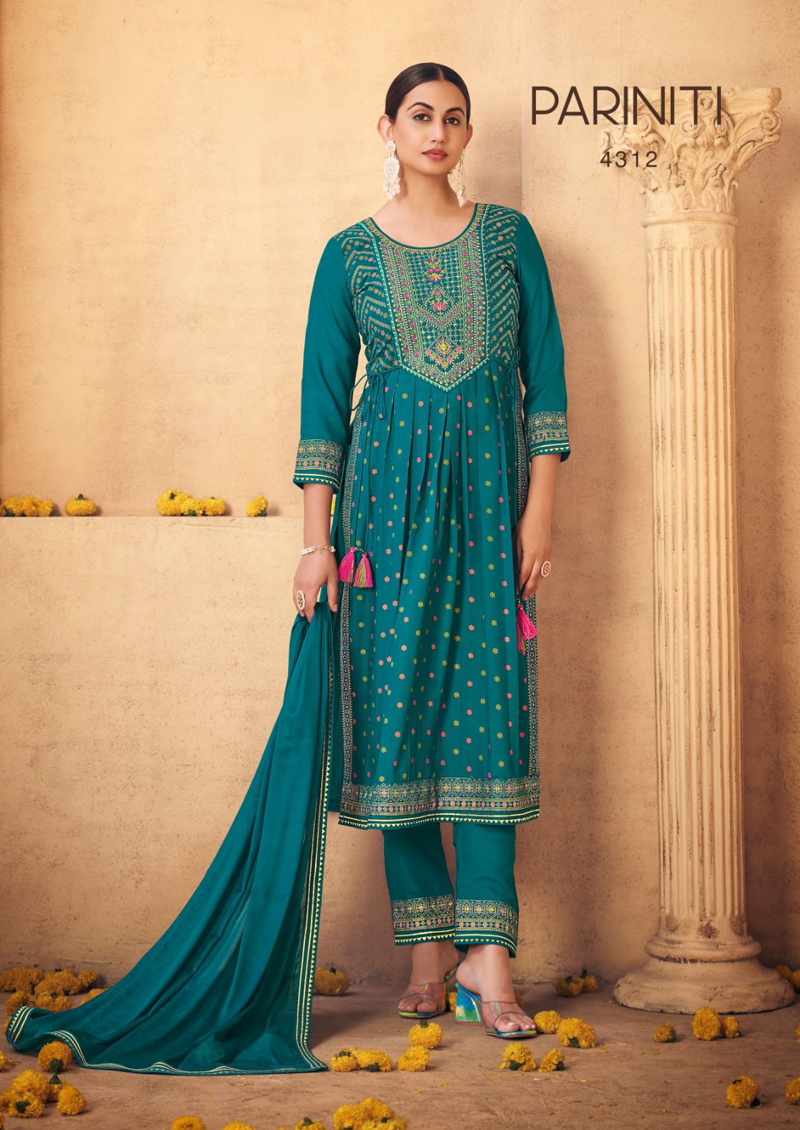 Rangoon Pariniti By Kessi Readymade Salwar Suits Catalog
